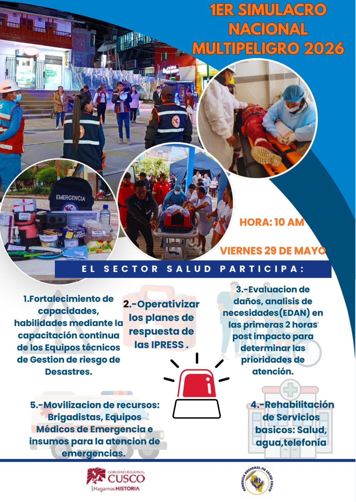 Primer Simulacro Nacional Multipeligro 2026